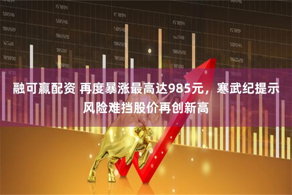 融可赢配资 再度暴涨最高达985元，寒武纪提示风险难挡股价再创新高