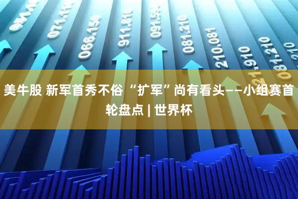 美牛股 新军首秀不俗 “扩军”尚有看头——小组赛首轮盘点 | 世界杯