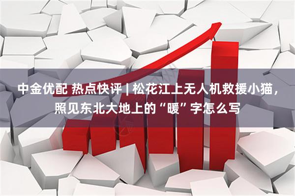 中金优配 热点快评 | 松花江上无人机救援小猫，照见东北大地上的“暖”字怎么写